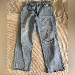 Abercrombie & Fitch Light Blue Straight Jeans
